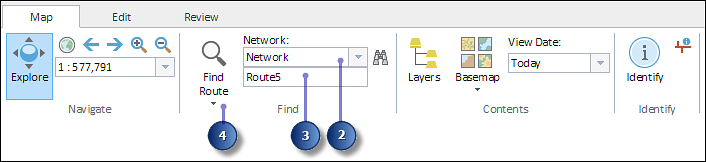 Find Route in Event Editor