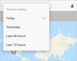 Tracks to display on Android Tracks to display on Android